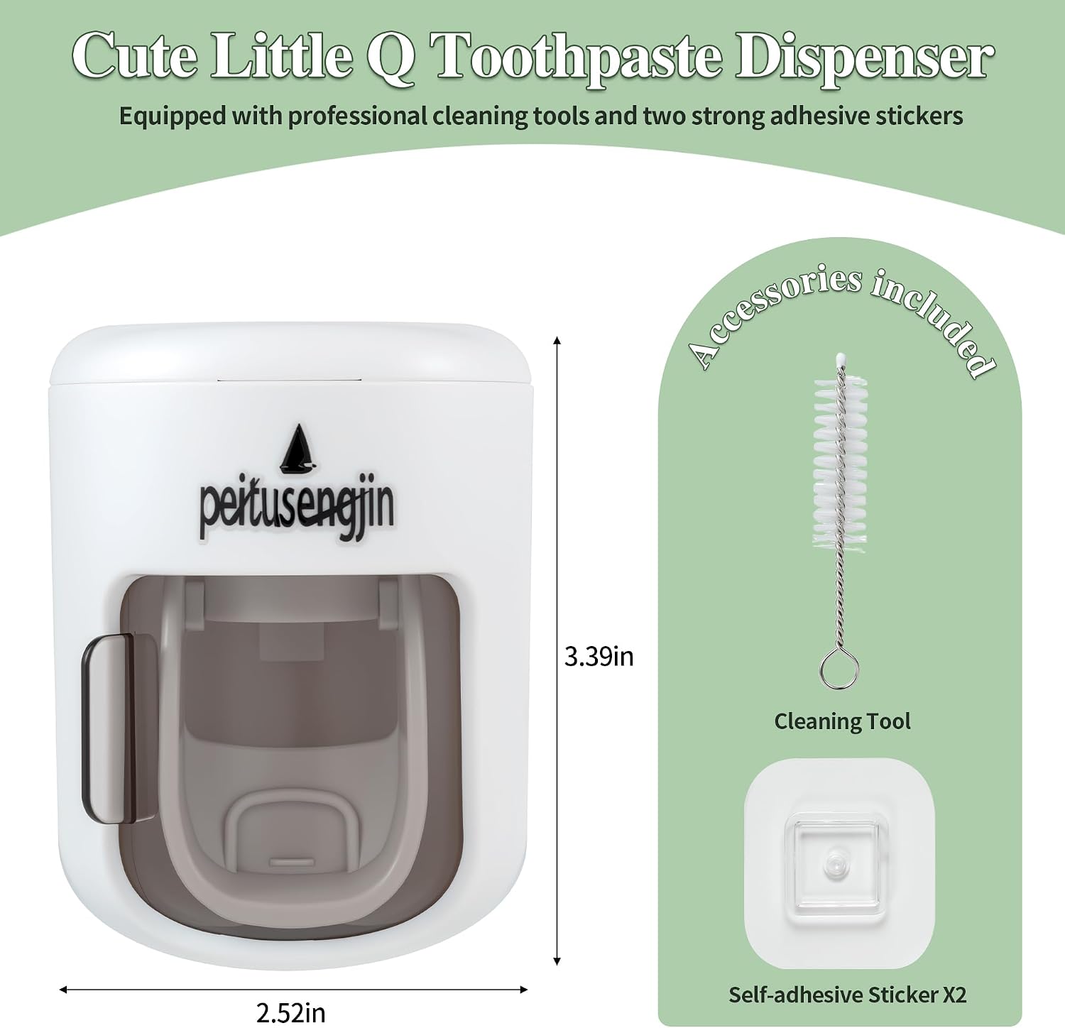 Toothpaste Dispenser,Mounted for Kids and Adult