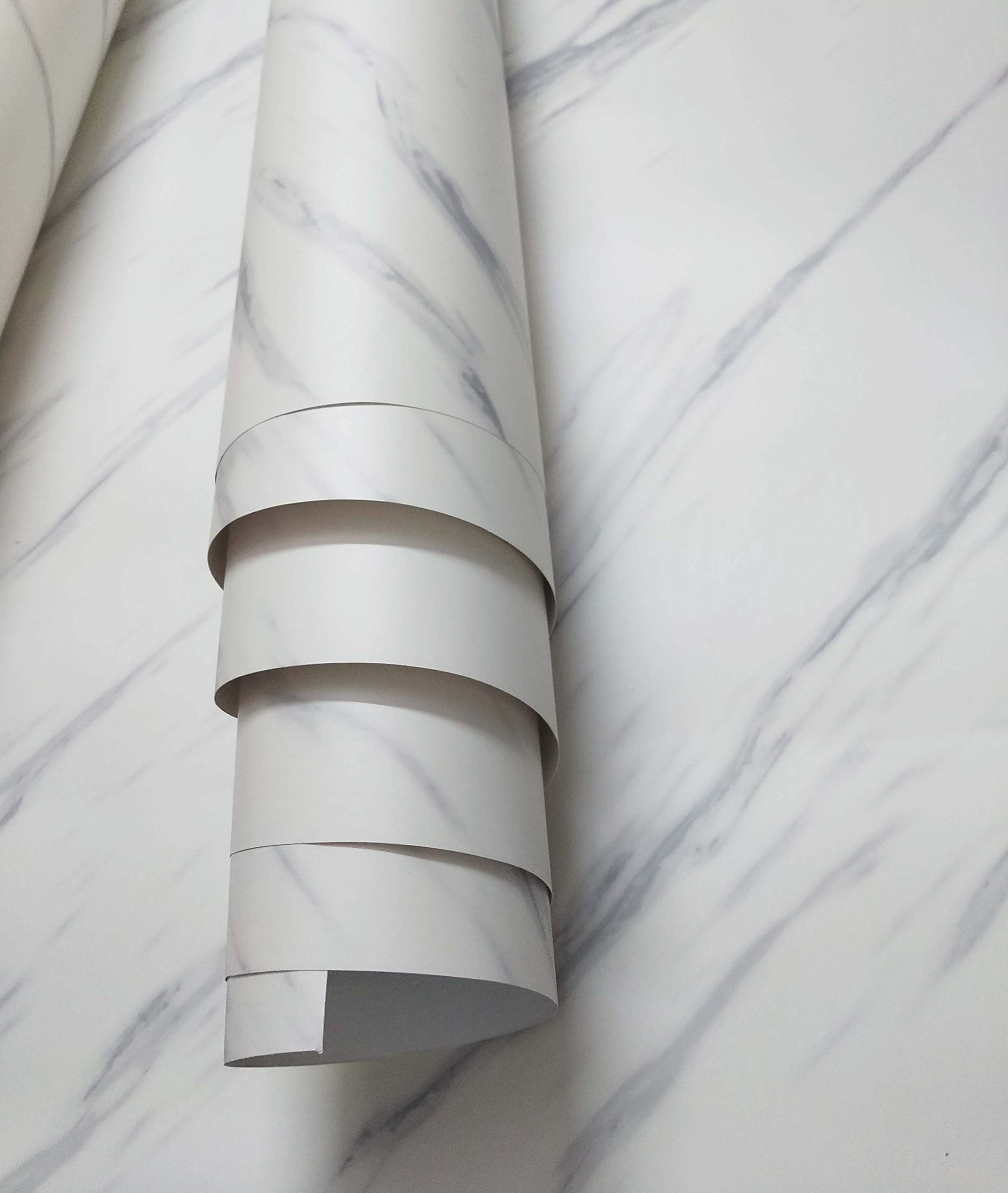 ELTON Vinyl Self Adhesive White Marble Matt Wallpaper, 16 x 60 Inch (B081LGQ1QZ) Amazon Price History, Amazon Price Tracker