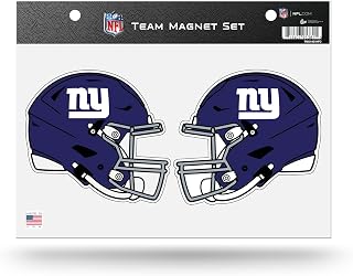 Uniquely Original NFL Football New York Giants Dueling Helmets Team Magnet Set 8.5" x 11" - Regrigerator, Office, Kitchen