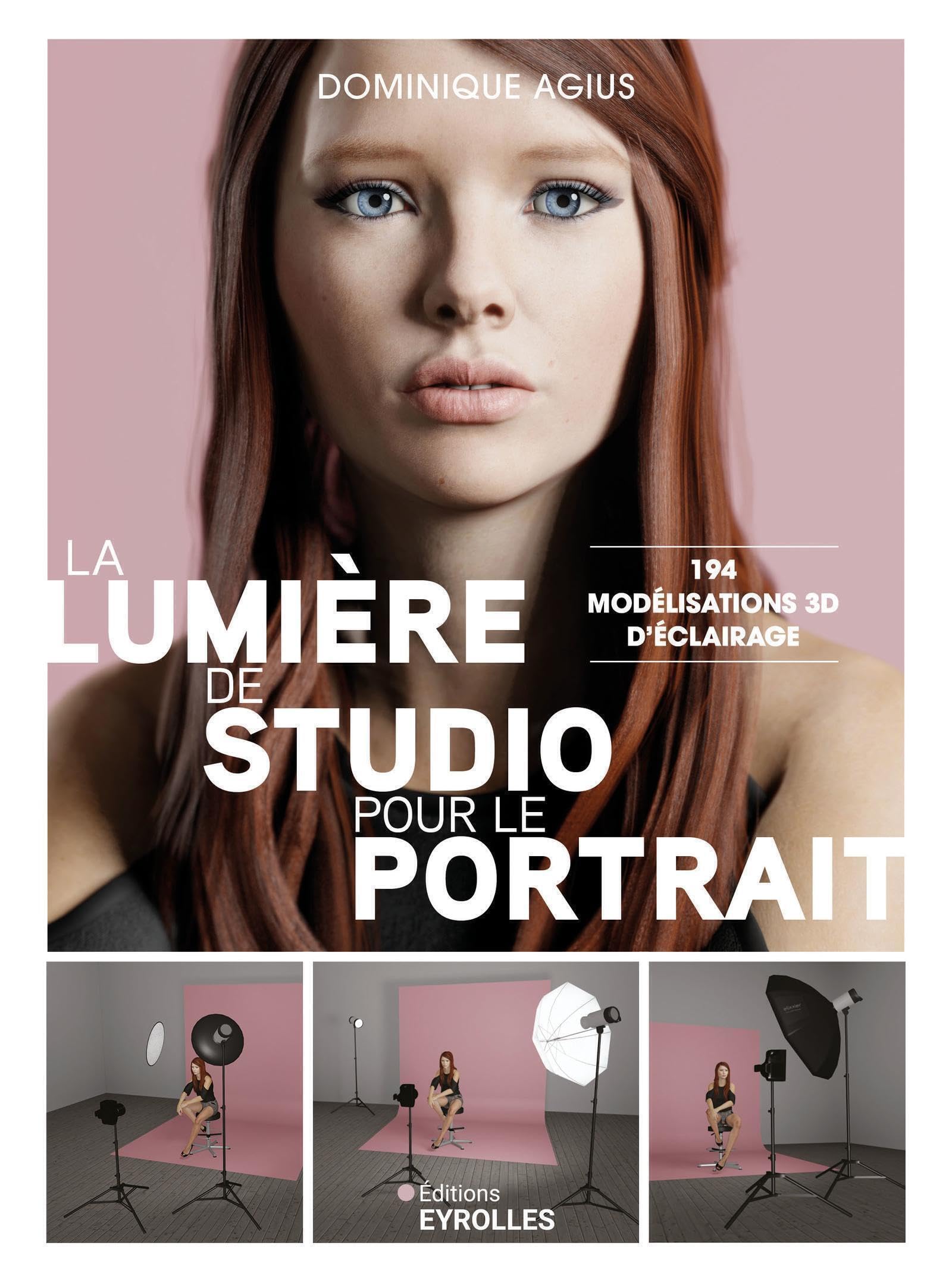 La lumière de studio pour le portrait: 194 modélisations 3D d'éclairage