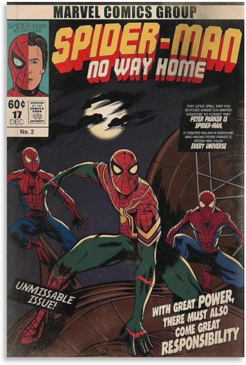 Generic Spider Poster Man ComicPoster for Room Aesthetic