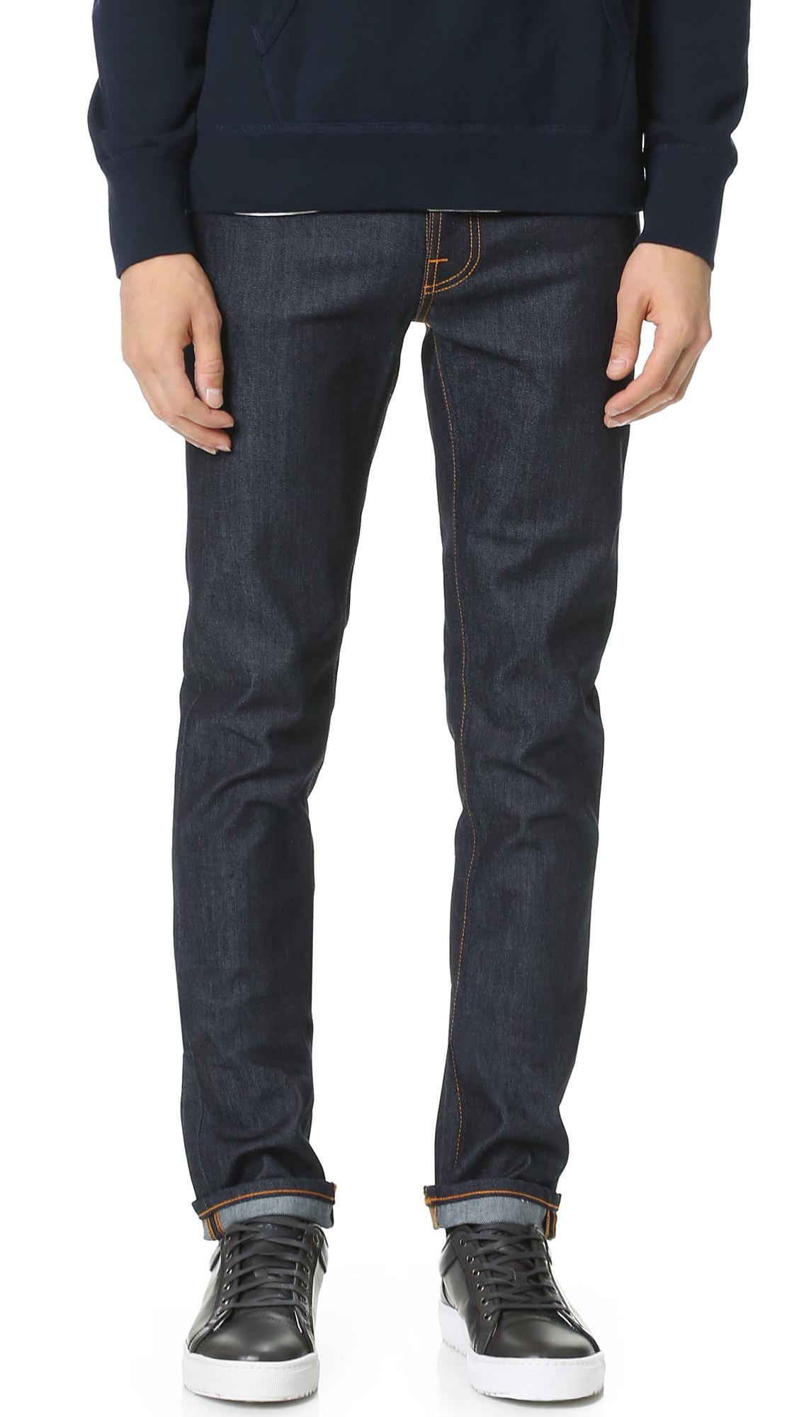 Nudie Jeans Men's Grim Tim Jean in Dry Navy
