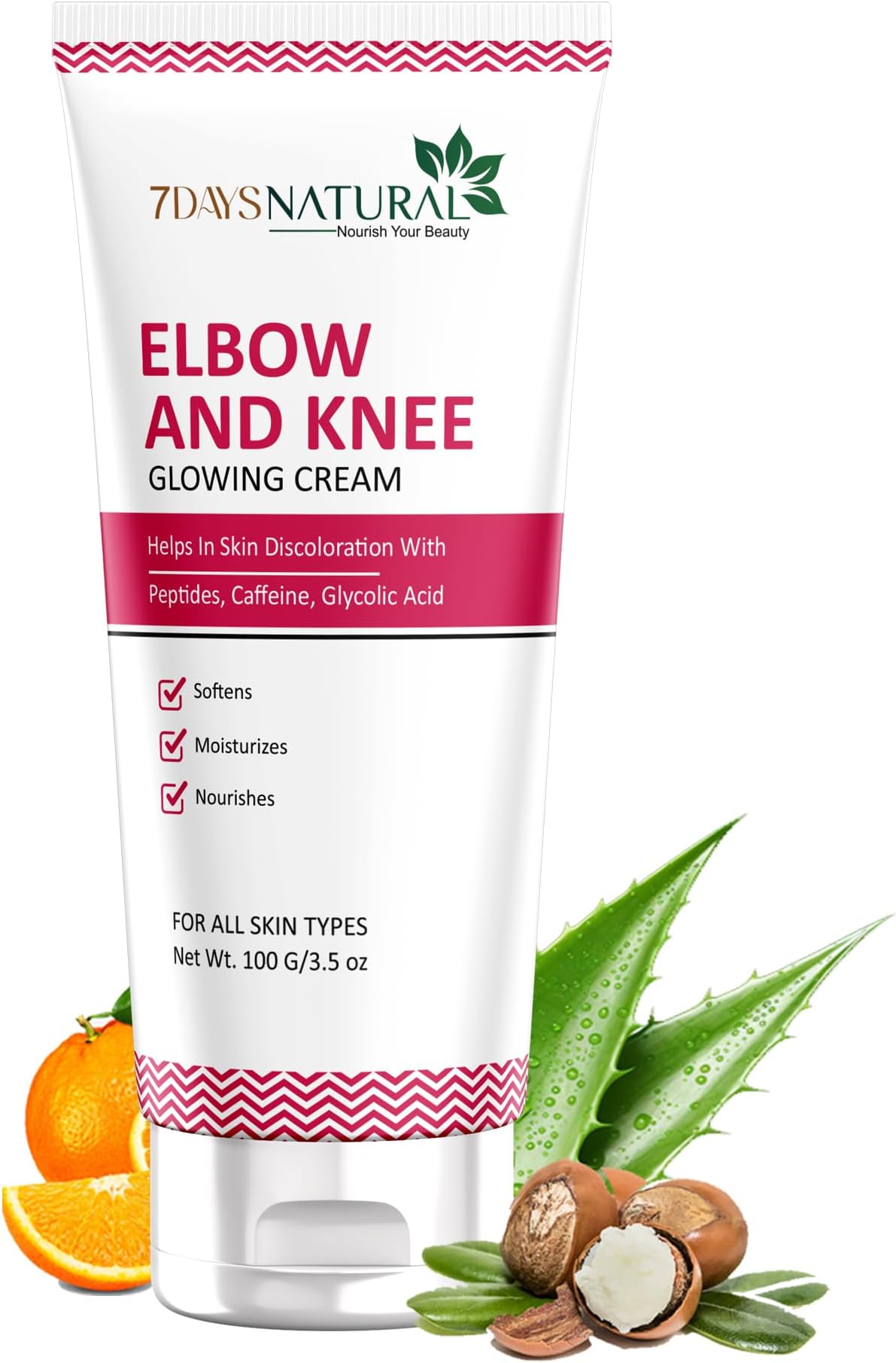 7 DAYS Elbow & Knee Whitening Cream for Men & Women(100 Gm)