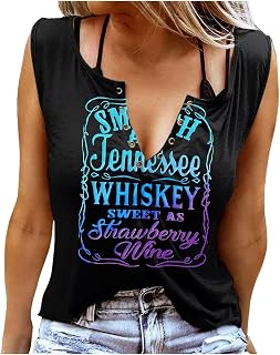 2025 - Camiseta sin mangas de verano para mujer, con estampado de letras simples, sexy, cuello alto
