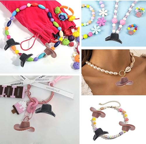 Miniatura 6 de CHGCRAFT 16 cuentas de silicona de 2 colores para sombrero, cuentas espaciadoras sueltas de silicona para bricolaje, collares, pulseras, aretes,