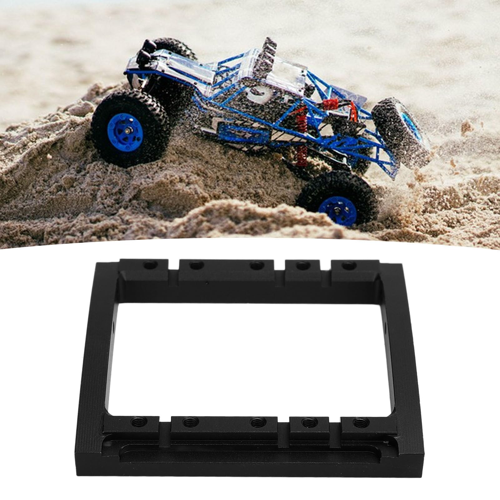 Support Pare-Chocs Avant RC 1/10 Alliage Aluminium - Accessoire Haut De Gamme Pour Chenille