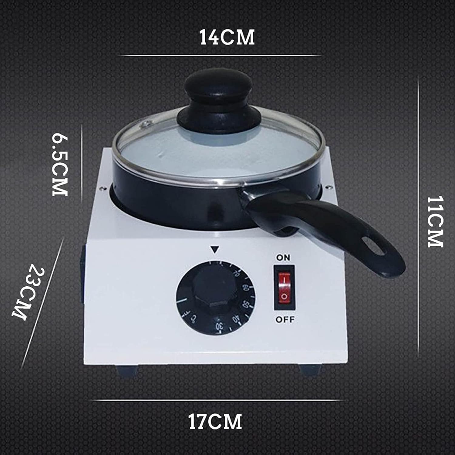 40w Chocolate Melting Machine,Electric Heating Candy Melting Furnace,1kg Capacity,Adjustable Temperature (30-85℃),PTC Energy Saving Heating,for Making Chocolate and Candies