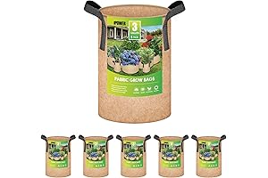iPower 5-Pack Garden Plant Fabric Grow Bags