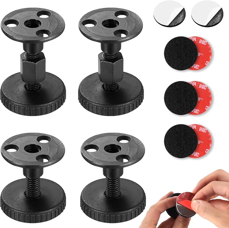 Aoyfuwell 4 darabos állítható bútor láb, 27-45 cm, hexagonális csavarokkal