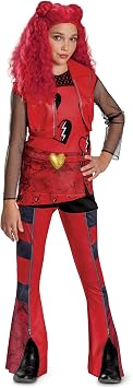 Descendants Red Costume for Kids, Official Disney Descendants The Rise of Red Costume Jumpsuit, Wig not Included, Child Size 7-8
