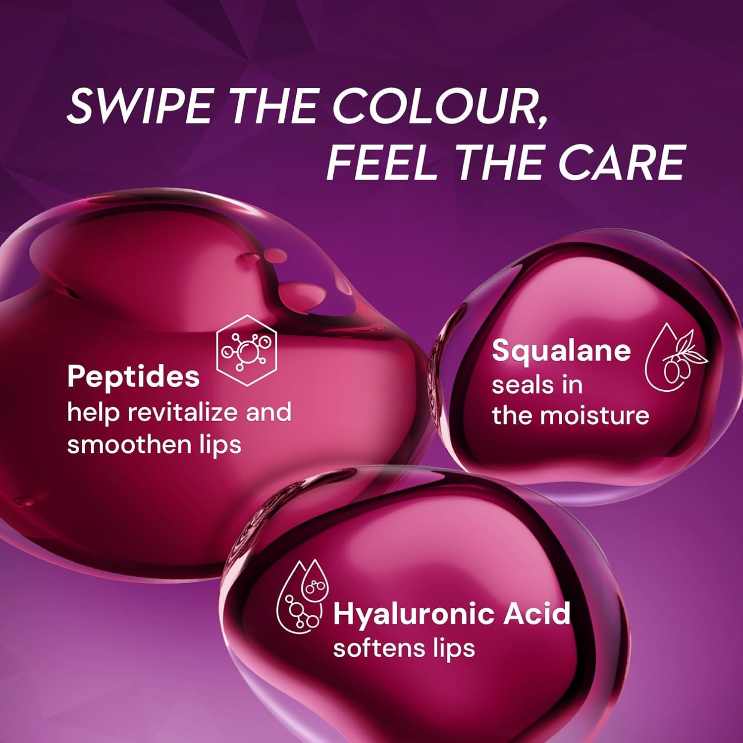Amazon.com : SUGAR Cosmetics Glide Peptide Serum Lipstick with