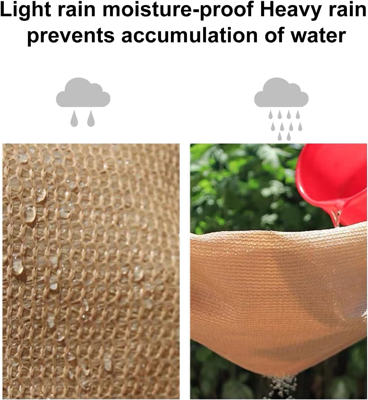 Premium Protection Shade Sail for Camping & Garden - 90% Sun P