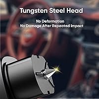 Vista 7 de 4-Pack Rompeventanas de Coche Llavero Cortador de Cinturón de Seguridad, Rompecristales y Cortador de Cinturón de Seguridad 3-en-1, Herramienta