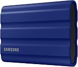 Samsung SSD Externe T7 Shield, 2 to, Bleu, MU-PE2T0R/EU, Vitesse de Lecture/écriture jusqu'à 1050Mo/s, USB 3.2 Gen 2 - 2