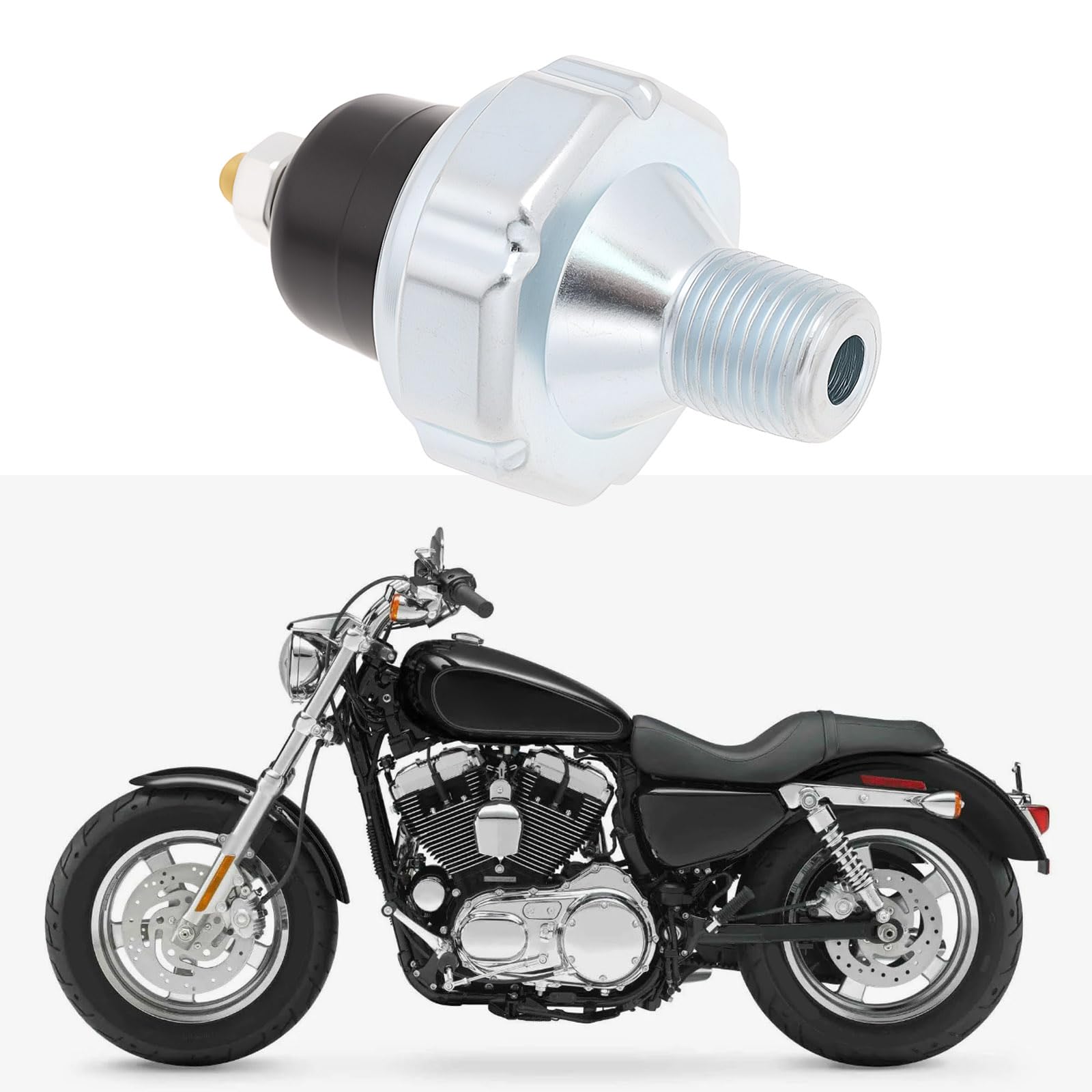 EMSea Interruttore pressione olio compatibile con Har-ley Davidson XL Sportster XR1200 1977¨C2020,26554-77