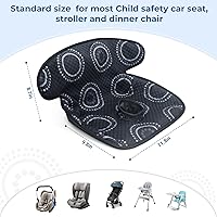 Vista 6 de COOLBEBE Protector de asiento de automóvil infantil para entrenamiento de orinal, paquete de 2 forros de asiento de automóvil impermeable seco