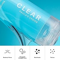 Vista 5 de Paula's Choice CLEAR Limpiador facial normalizador de poros, lavado facial diario para acné, limpiador facial de ácido salicílico para poros