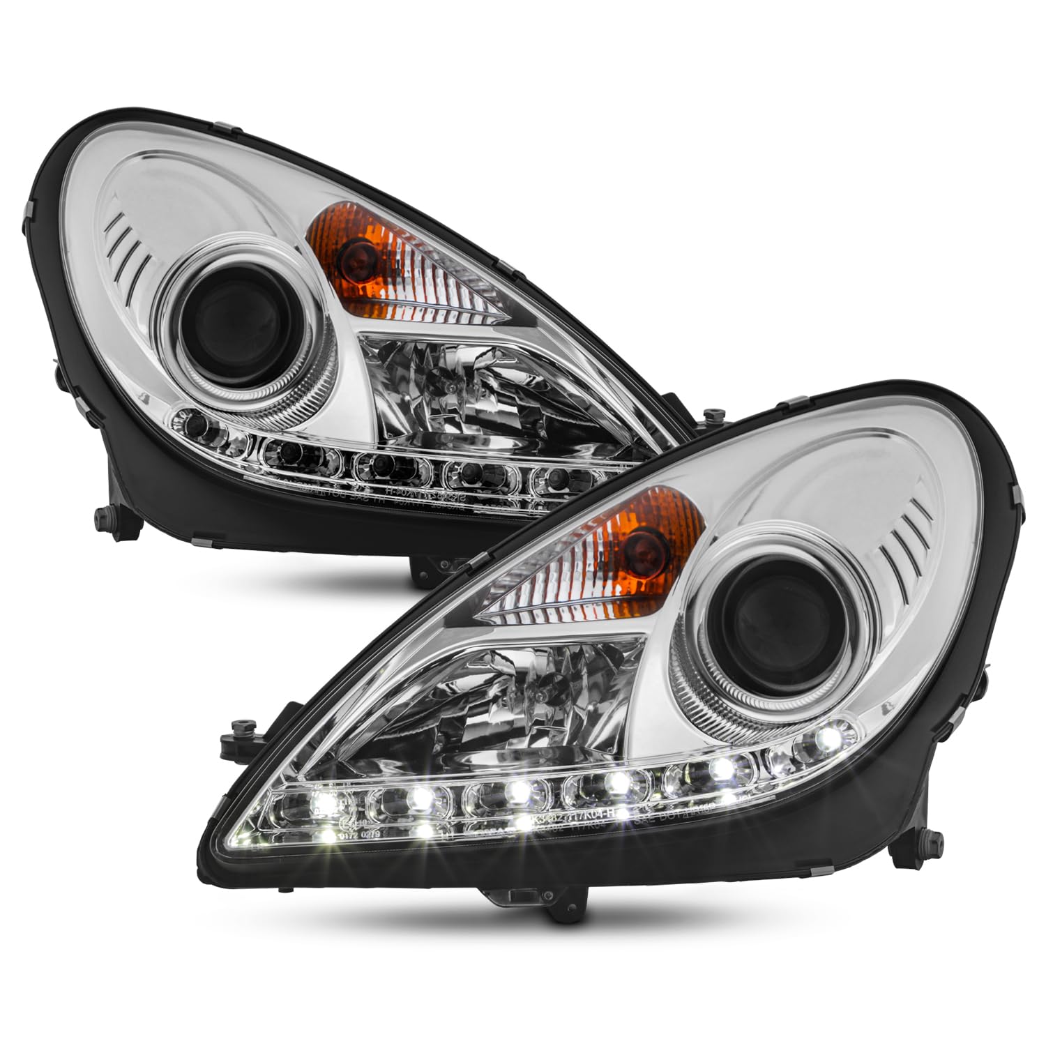 Mercedes-Benz SLK R171 キセノンヘッドライト 左右セット Amazon.com: AKKON - For Mercedes Benz R171 SLK-Class Chrome Clear