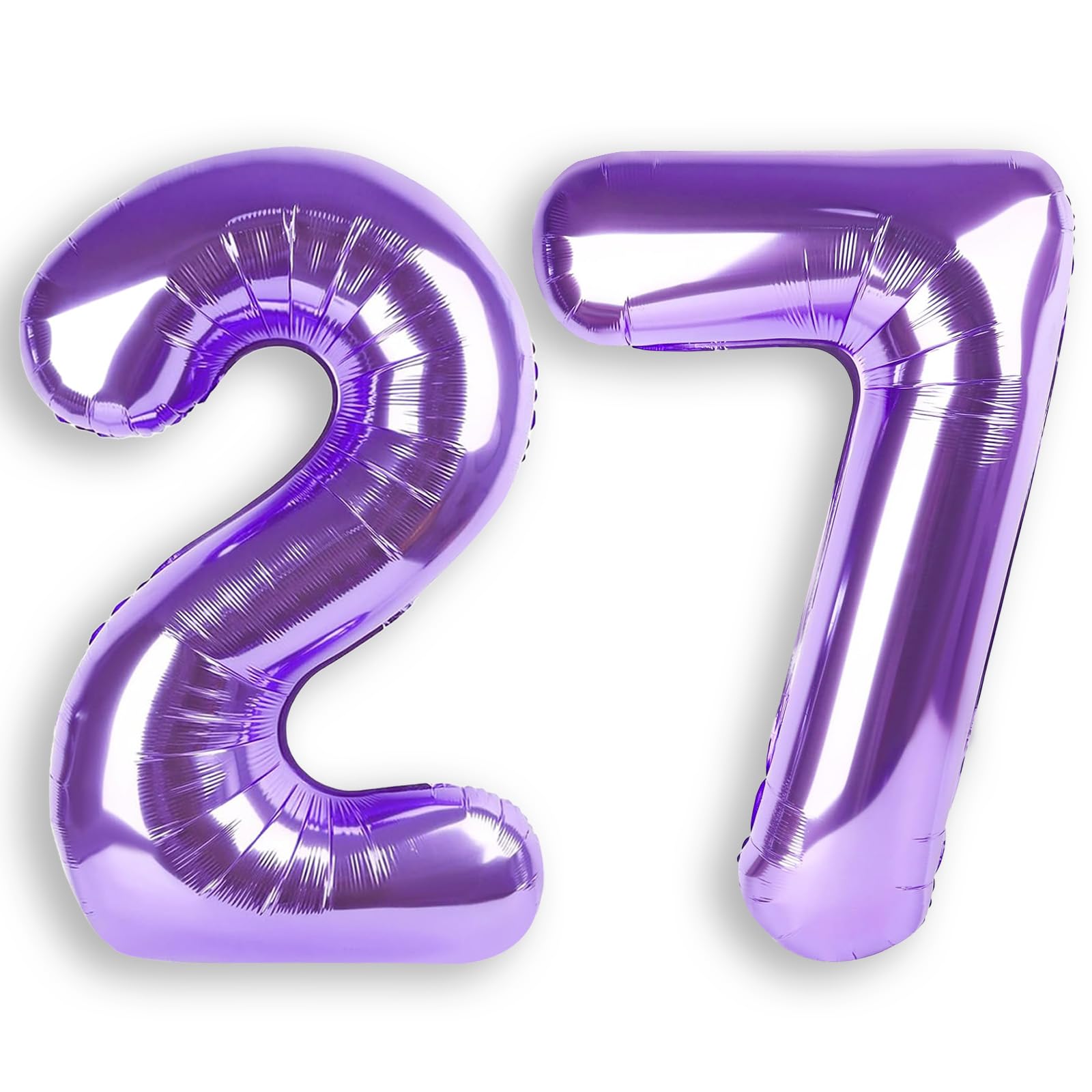 RainbowQ Party Purple Number 27 Balloon 40Inch Big 0-40 Foil Large Balloons