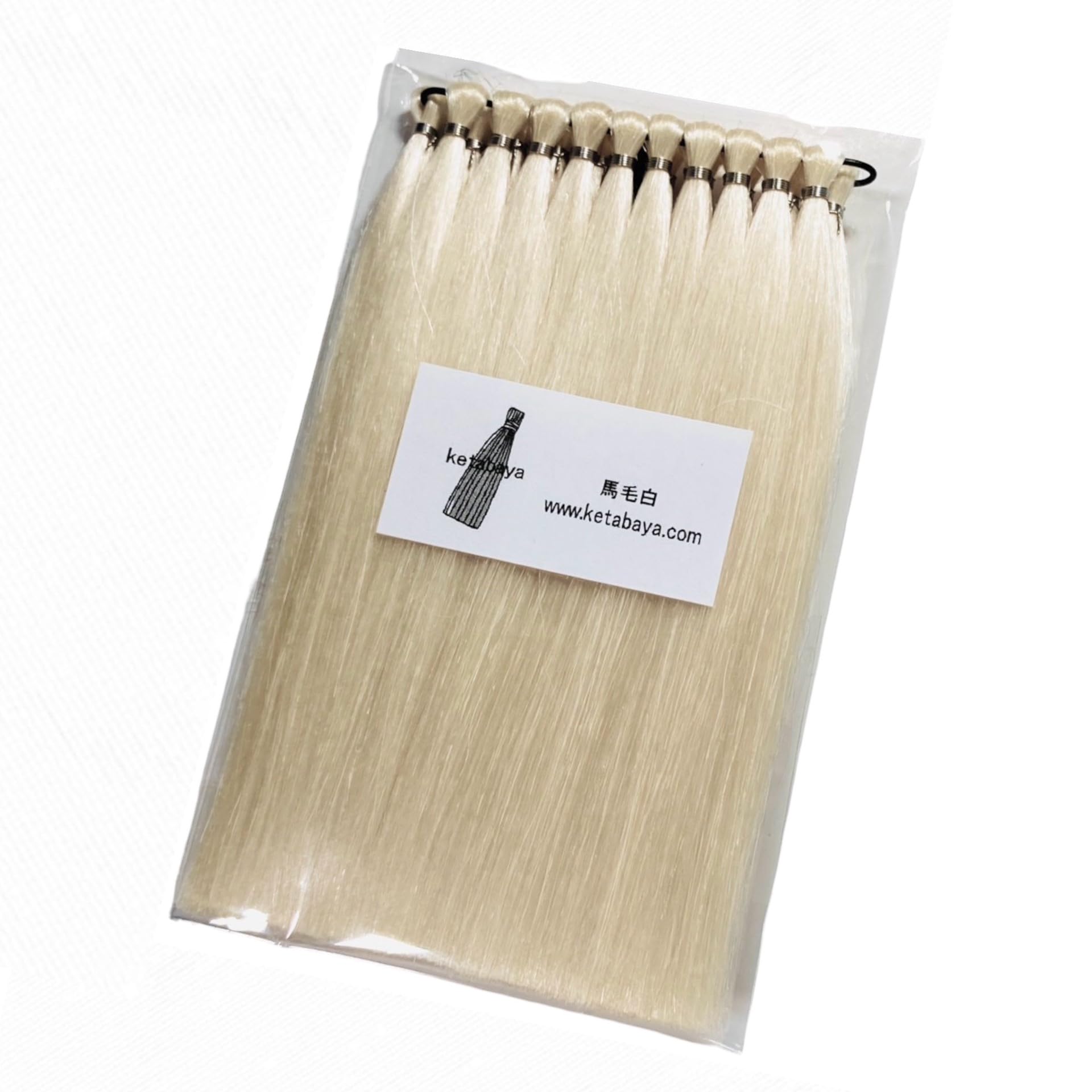 Amazon.co.jp: ヘアカラーテスト毛束 馬毛 白 20本入 : ビューティー