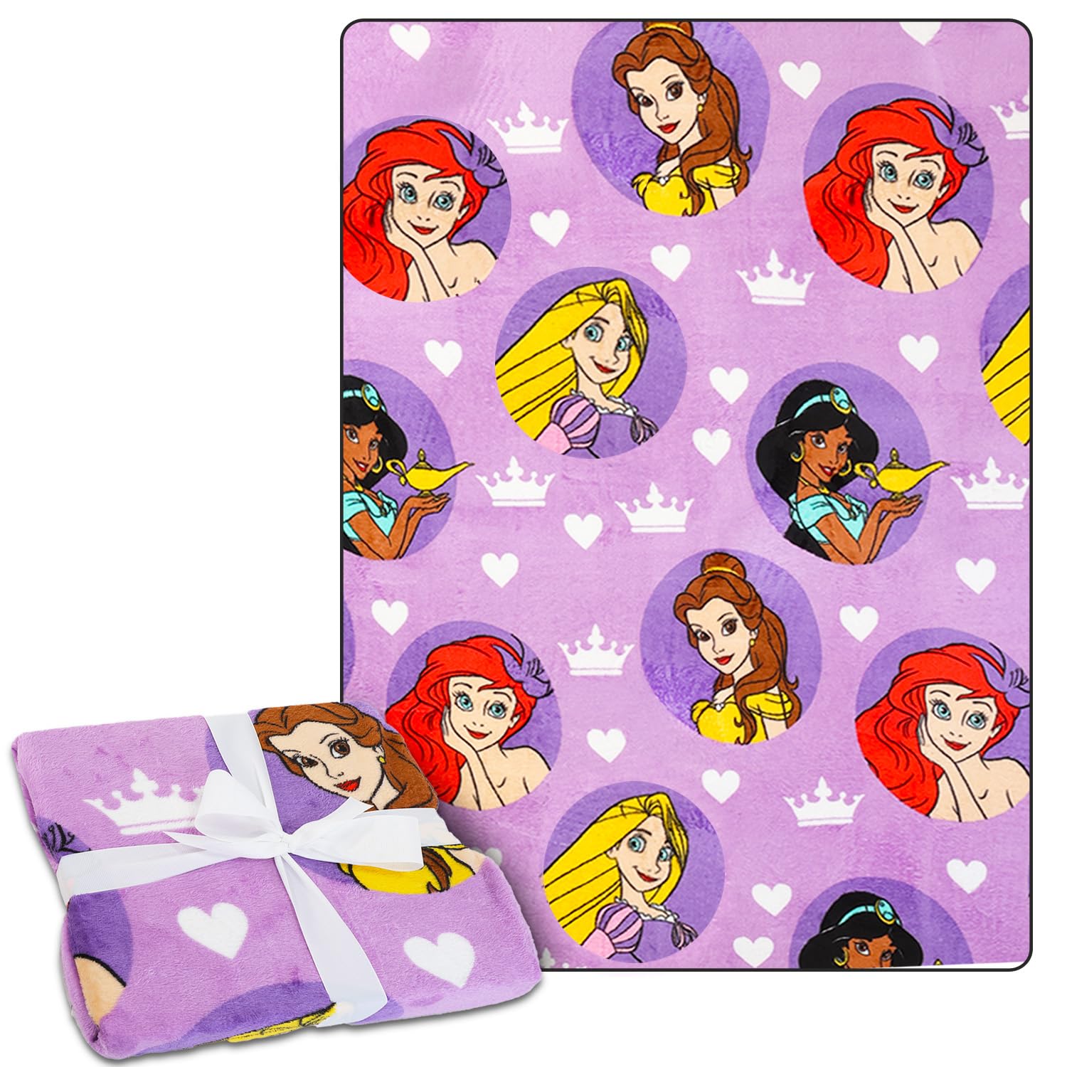 strapless open back dress Disney Princess No-Sew Blanket – Fashion Angels main image 0