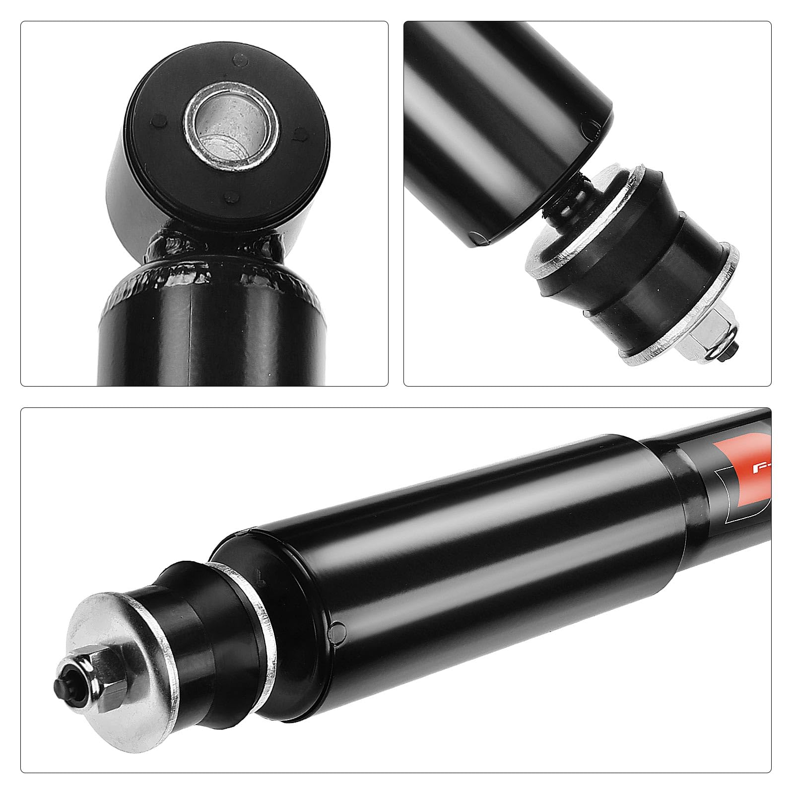 Frankberg 2 amortiguadores delanteros de 377 mm con presión de gas | Compatible con: Frontera B U99