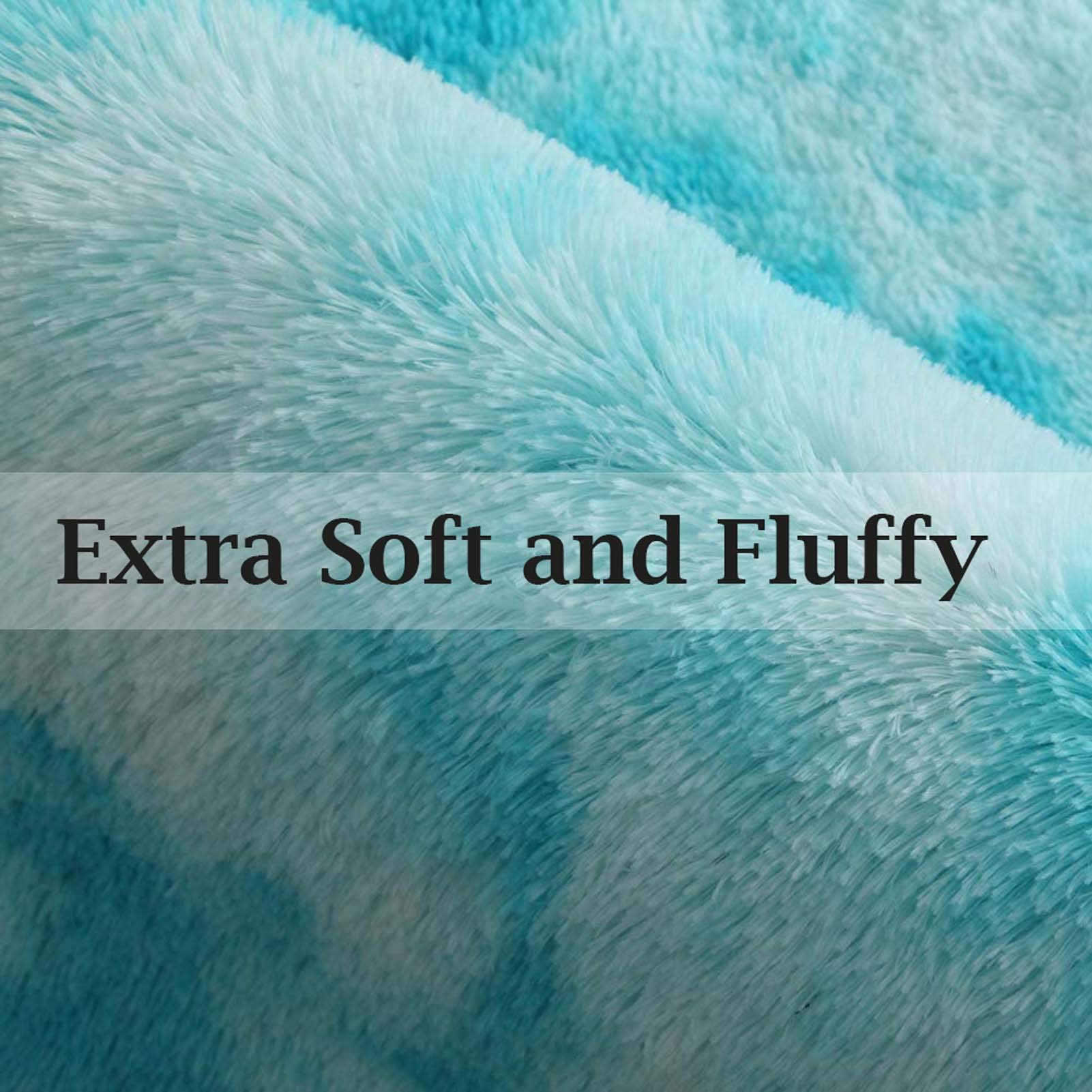 Tapis Moelleux et Doux 100x200cm, Grand Tapis en Fausse Fourrure Duveteuse, idéal pour Le Salon, la Chambre d'enfant et la décoration intérieure.