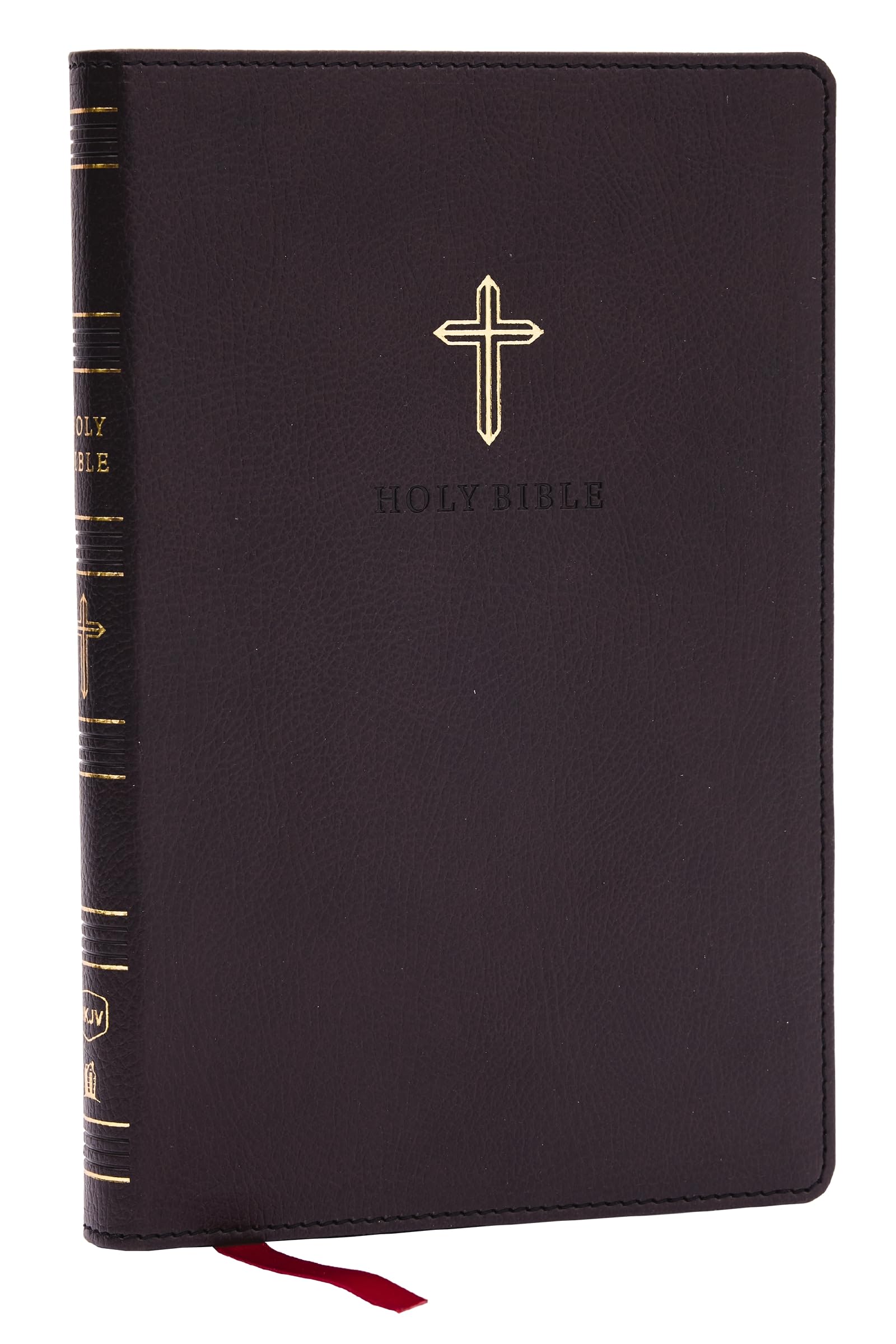 NKJV Holy Bible, Ultra Thinline, Black Leathersoft, Red Letter, Comfort Print: New King James Version, Black, Leathersoft, Ultra Thinline, Red Letter, Comfort Print