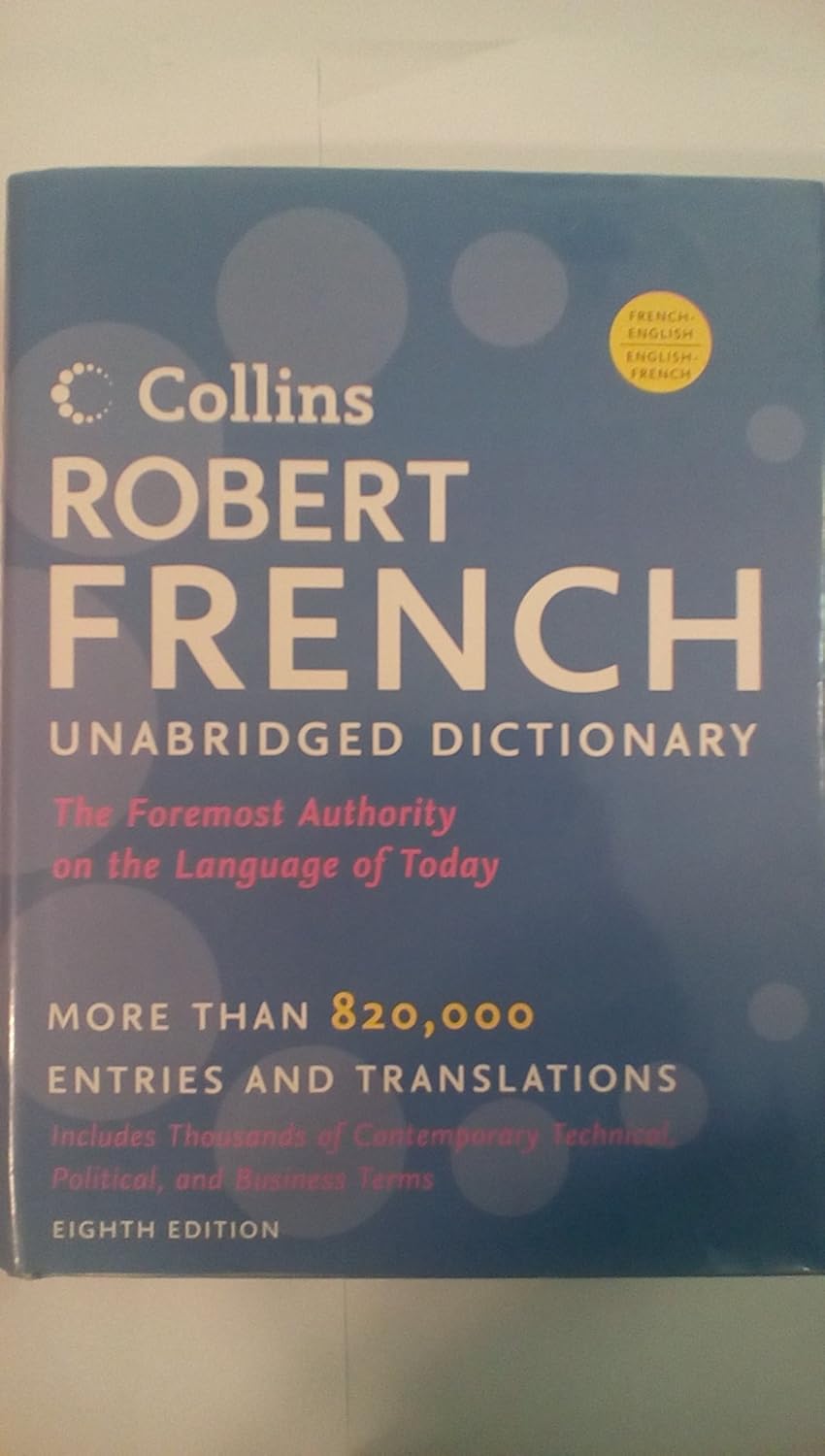 Collins Robert French Dictionary Francais Anglais / Anglais