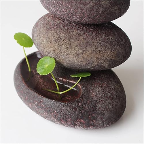 Miniatura 4 de Quemador de incienso con 10 conos de incienso, quemador de incienso de reflujo con 10 quemadores de incienso de reflujo pequeño para incienso