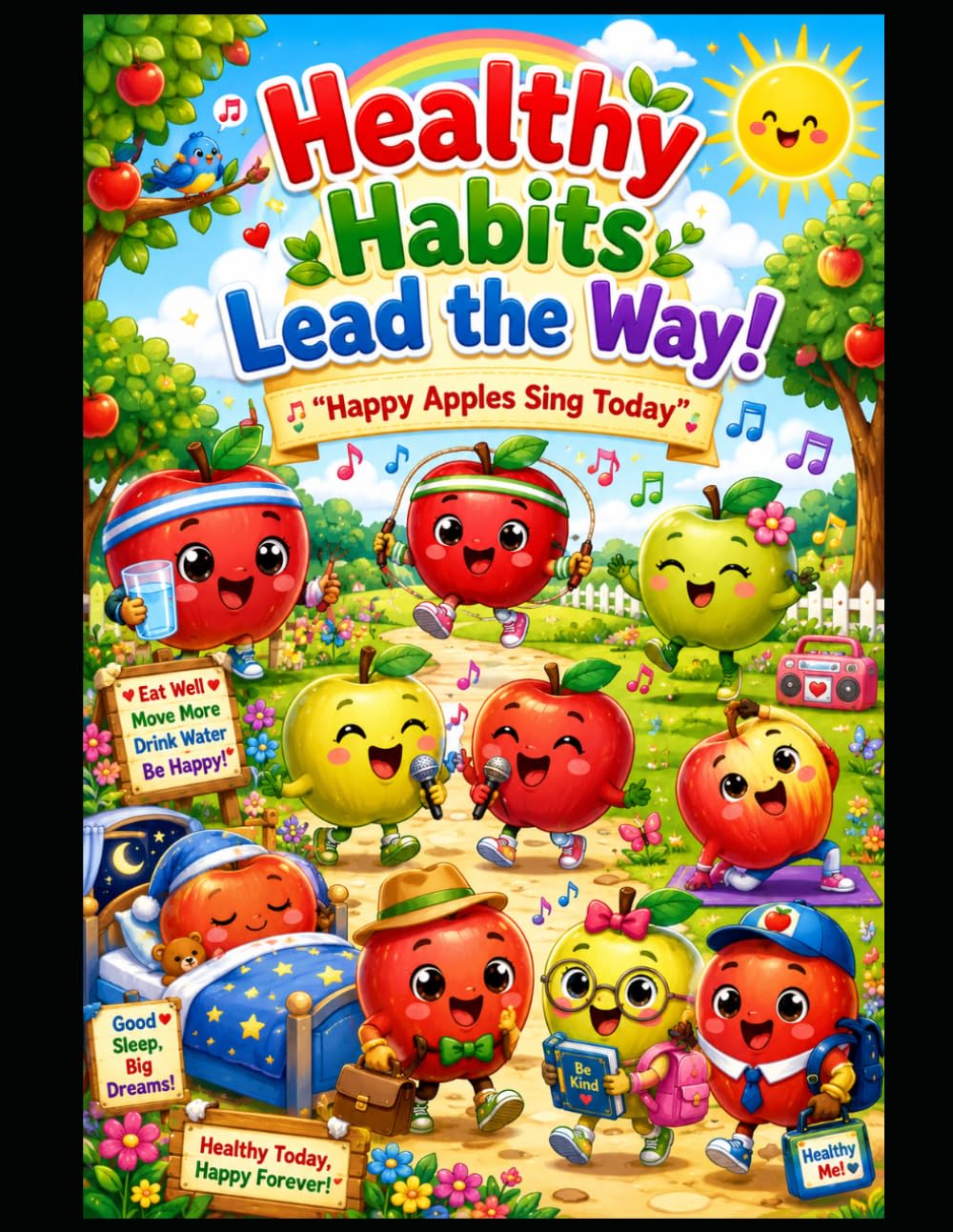 Healthy Habits Lead the way: Happy Apples Sing Today