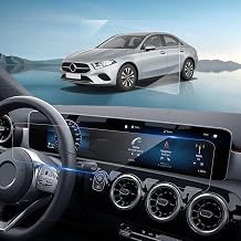 Compatible with Mercedes Benz A-Klasse W177 & B-Klasse W247 & GLA H247 / GLB X247 Navigation Screen Protector, Integrated Screen Tempered Glass Protective Film 9H Anti-Scratch