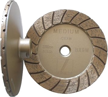 Disco 5" Medium Turbo Cup Wheel, 5/8"-11