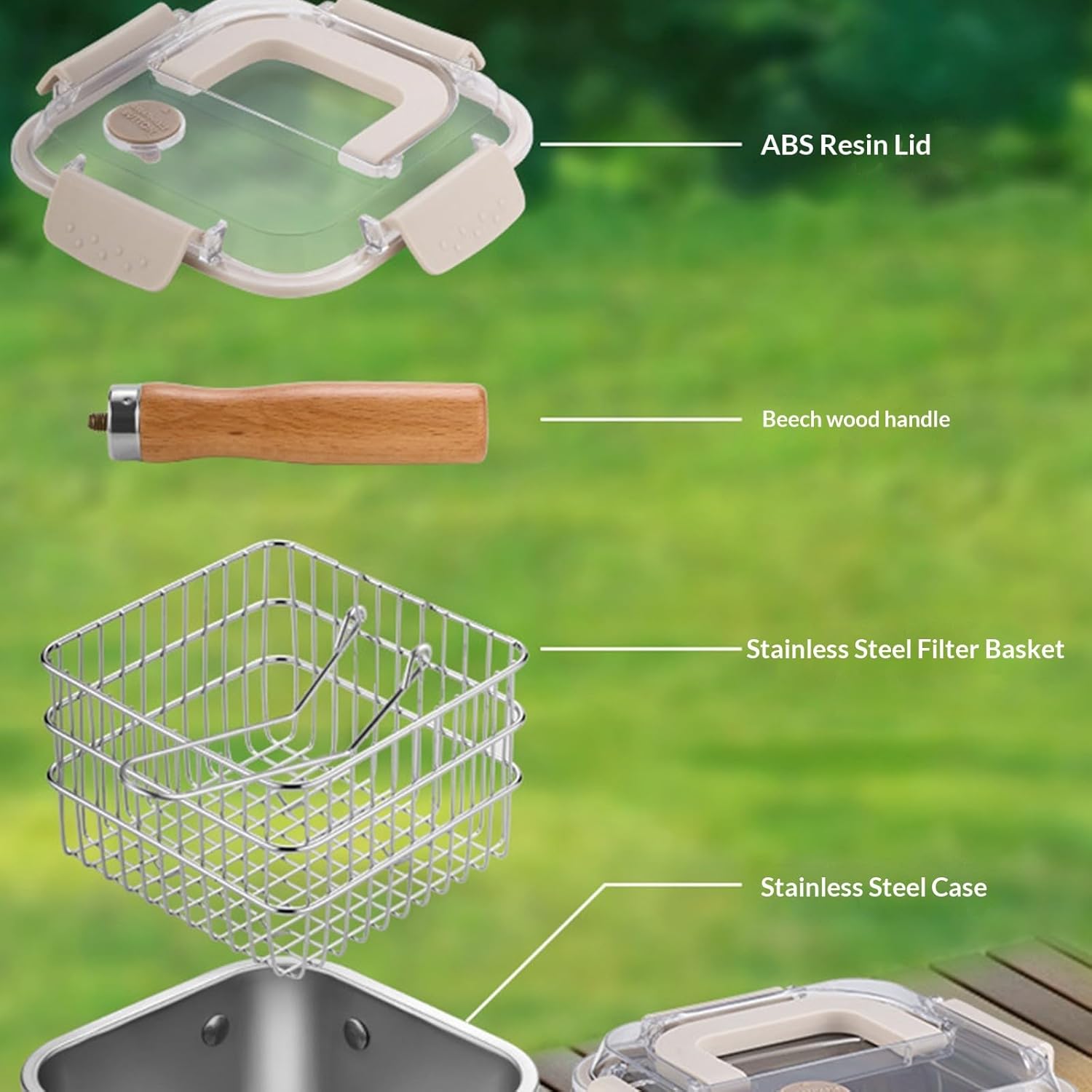 Lightweight Stainless Steel Camping Pots Fast Heating Uniform Cooking Compact Travel Backpacking Camp Cooking Equipment