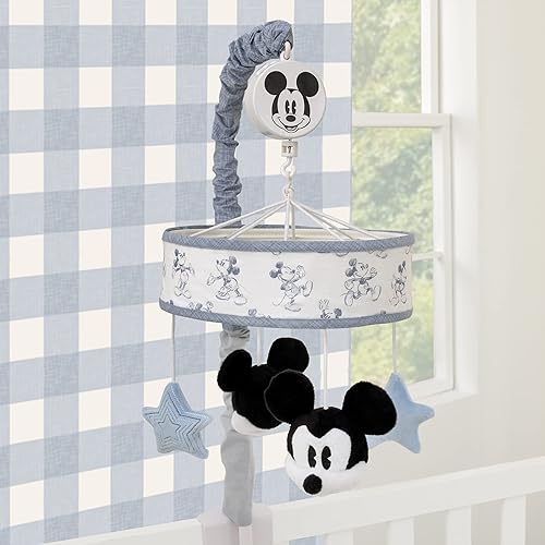 Miniatura 2 de Disney Mickey Mouse - Call Me Mickey Blue and White Stars Musical Mobile