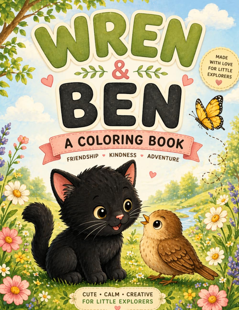 Wren & Ben Coloring Book: For Little Explorers