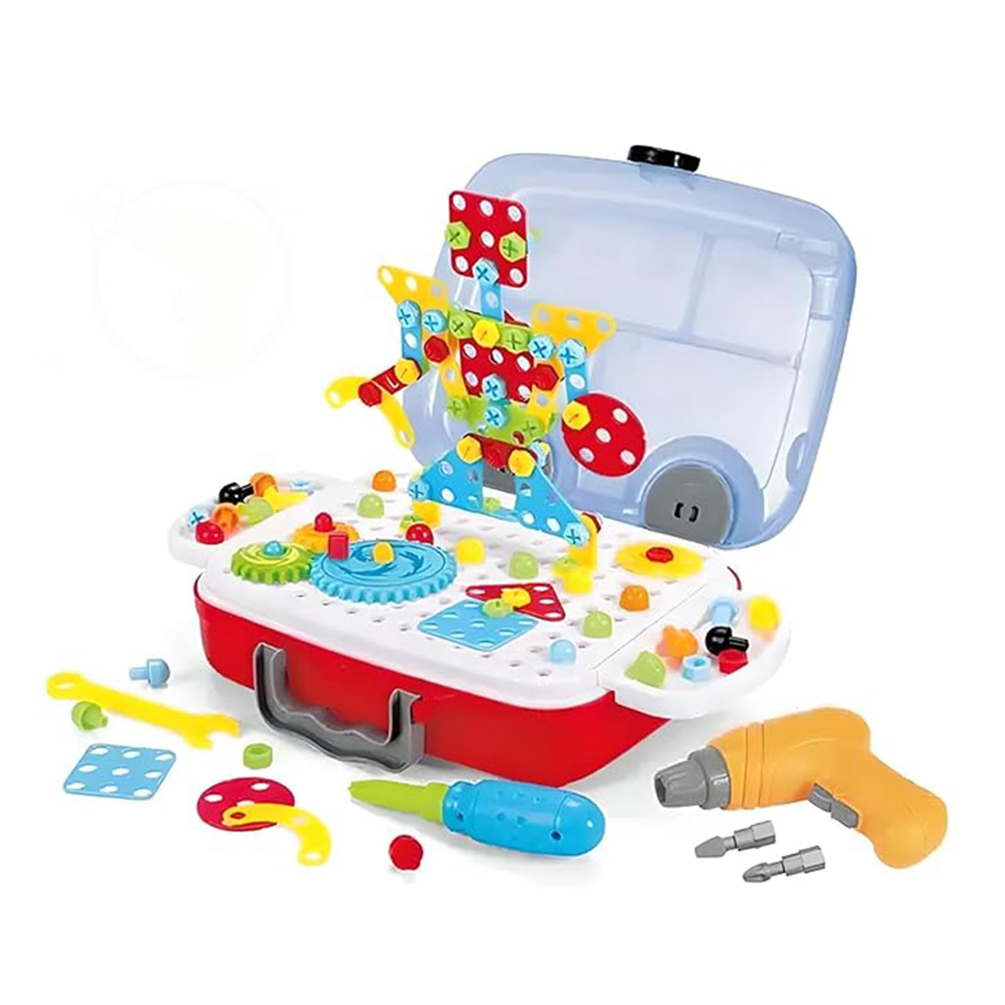 Kidology Plastic Electric Drill & Screw Set Design 253 Pieces Creative Mosaic Art Puzzle Drilling Toy, DIY Puzzle STEM Educational Building Blocks Learning Kit - Fun Activity for Kids, Multicolor (B0CP835PKJ) Amazon Price History, Amazon Price Tracker