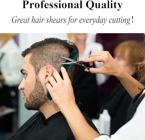 Miniatura 6 de JASON Tijeras profesionales para el cabello, tijeras de peluquería de 6.0 pulgadas, tijeras de corte de pelo de acero inoxidable japonés para salón,