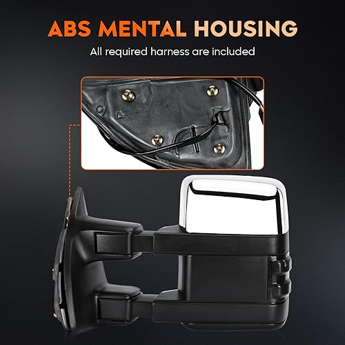 Miniatura 7 de Youxmoto Espejos de remolque 2008-2016 para Ford para F250 F350 F450 F550 Super Duty Pickup Truck Remolque Espejos 2008 2009 2010 2011 2012 2013