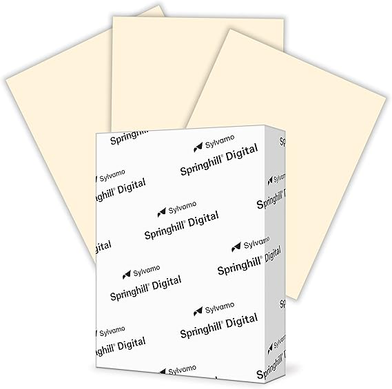 Springhill, Digital Vellum Bristol Cover Ivory, 67lb, Letter, 8.5 x 11