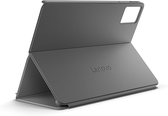 Lenovo Idea Tab için Folyo Kılıf (Poliüretan + Polikarbonat, Darbe Koruması, Entegre Kalem Tutucu, Dönüştürülebilir Stand) - Renk Ay Grisi