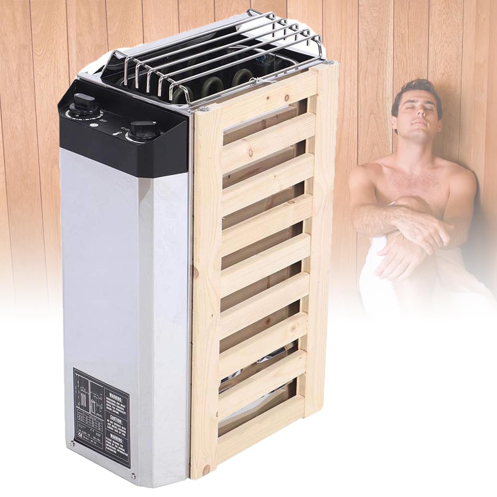 Amazon.co.jp : サウナストーブ、家庭用サウナ、3kw ステンレス鋼 