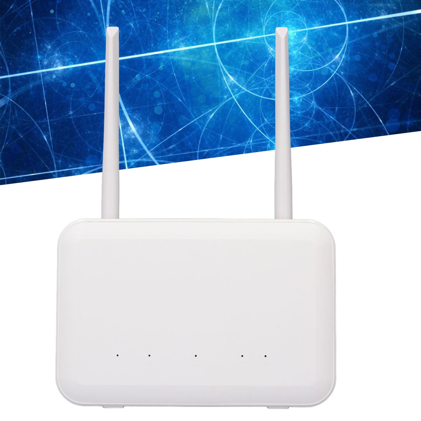 Router 4G LTE CPE, Router 4G LTE CPE z 4 Antenami, Gniazdo Karty SIM, Odblokowany Akumulator 300Mbps 4000mAh 4G LTE z Portem LAN (Garsentepmiwat5s8-12)