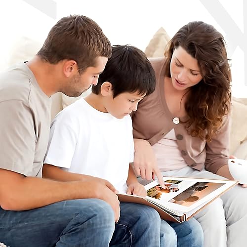Miniatura 2 de Álbum de fotos grande autoadhesivo para fotos de 4 x 6, 5 x 7, 8 x 10, álbumes de fotos de álbumes de recortes, 40 páginas en blanco con kit de