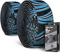 Vista 6 de ALIEN PROS Cinta para manillar de bicicleta de poliuretano (juego de 2) negro, rojo, blanco, rosa, azul, mejora el agarre de tu bicicleta con estas