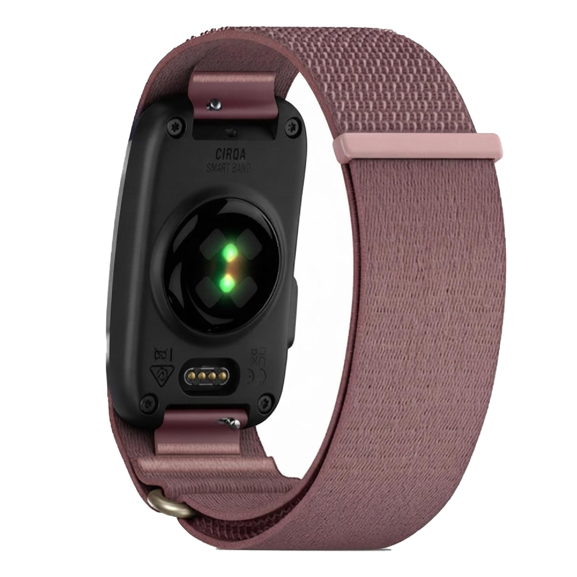 VeveXiao Nylon Bands Compatible With Garmin CIRQA Smart Band，Red bean pink — image 1