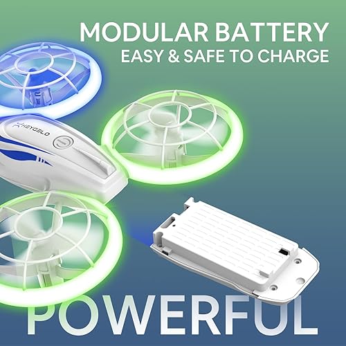 Miniatura 3 de Heygelo Batería original para S60 Mini Drone con luz LED, batería modular recargable con puerto Jack Cable de carga USB