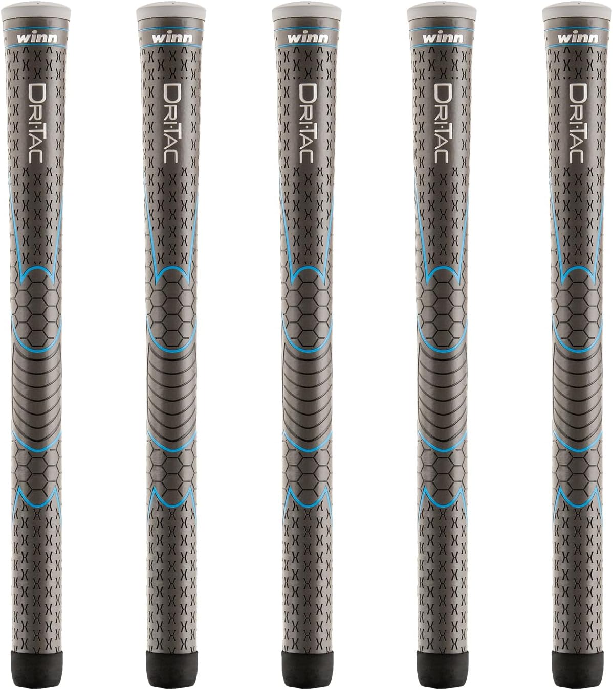 Winn Golf Grip DriTac Undersize -1/32", Non-Slip Cushioned, Moisture-Wicking & Shock Absorption,AVS Technology, Hand Alignment & Lighter Grip Pressure,Tacky All Weather
