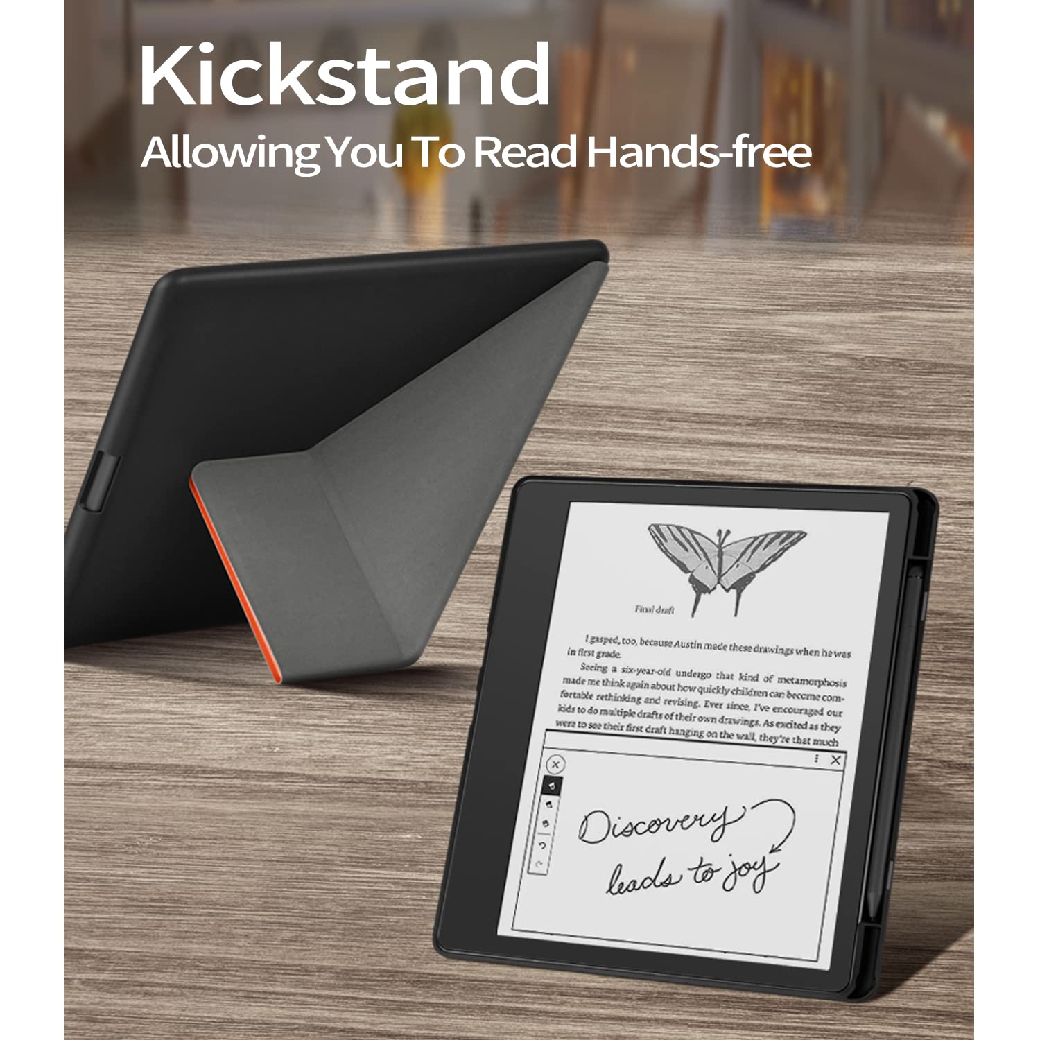 DTangLsm - Schutzhülle für Kindle Scribe 10,2 Zoll 2022, Release Premium-Lederhülle für Kindle Scribe 10,2 Zoll (25,7 cm), Schutzhülle für Kindle Scribe 2022, Schutzhülle mit Standfunktion
