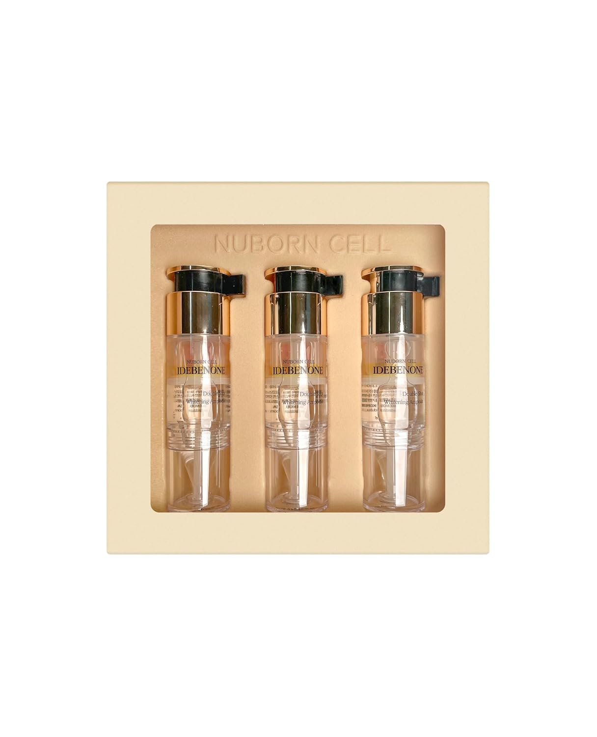 Nuborn Cell Idebenone Ampoule | Korean Ampoule with Niacinamide & Idebenone | Anti Aging Serum & Korean Collagen Serum for Face (11ml x 3ea)